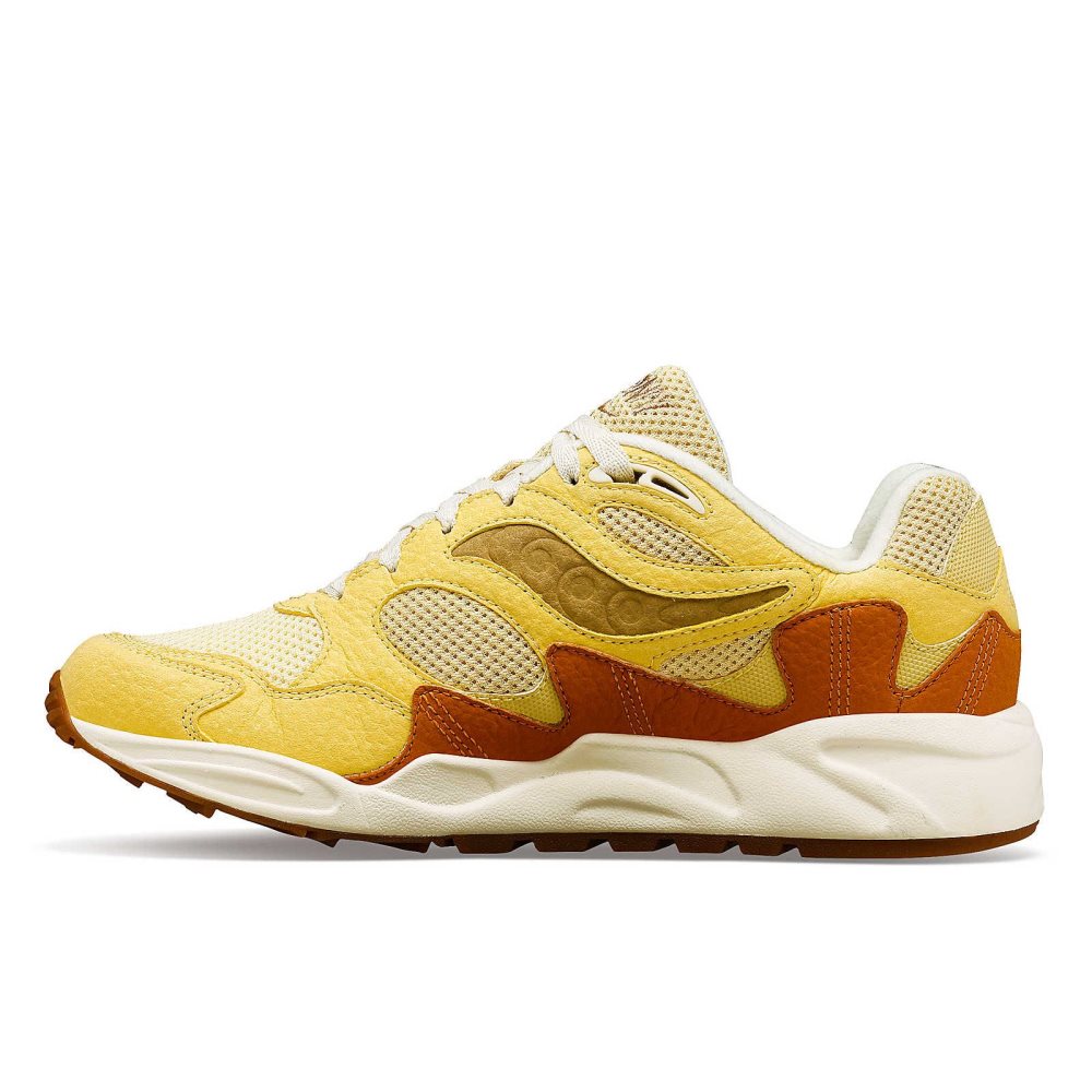 Saucony Grid Shadow 2 Mushroom Mustard Brown | LMERD-2973