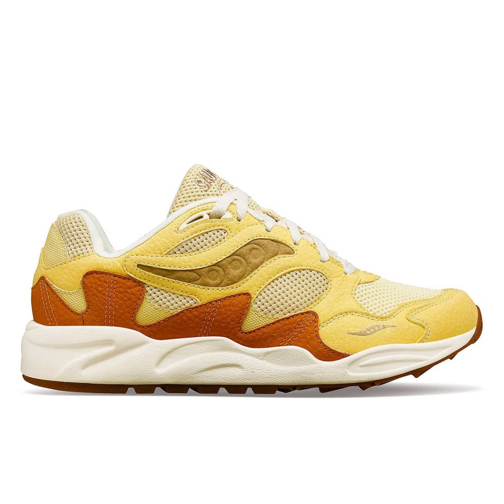 Saucony Grid Shadow 2 Mushroom Mustard Brown | LMERD-2973