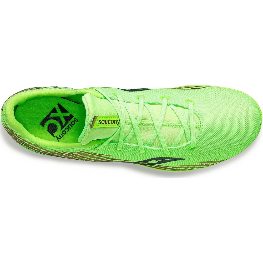 Saucony Havok XC 3 Flat Slime | PABXI-2795