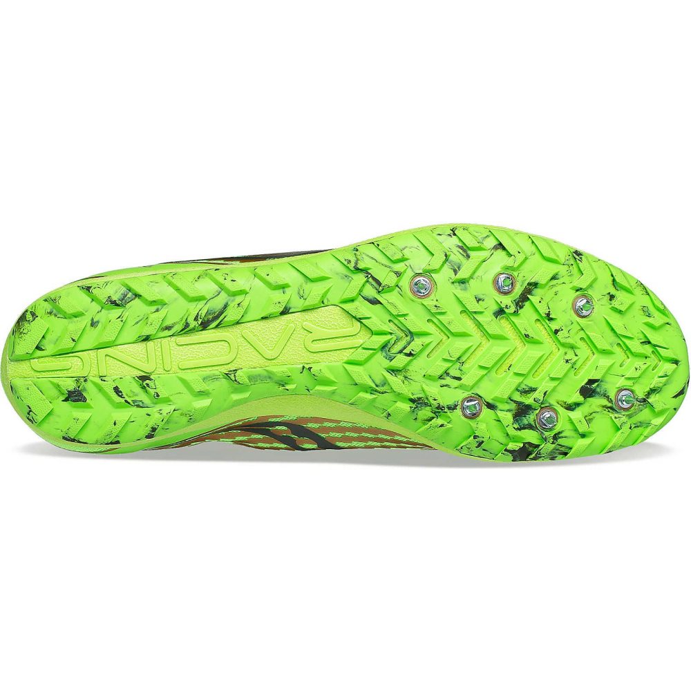 Saucony Havok XC 3 Flat Slime | PABXI-2795