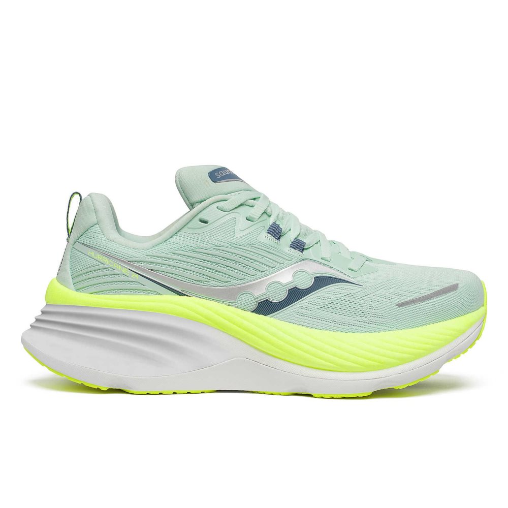 Saucony Hurricane 24 Jade Citron | NJWYF-7942