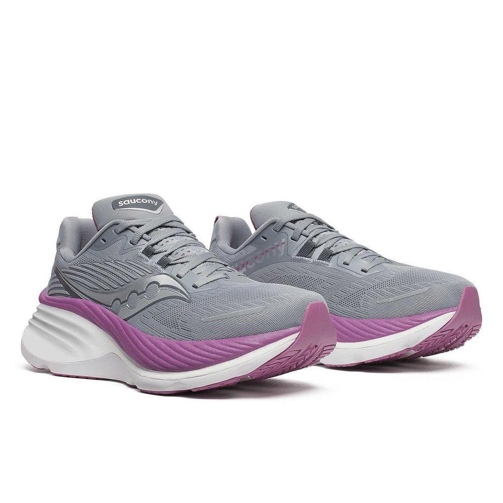 Saucony Hurricane 24 Wide Flint Viola | ZRDGC-0321