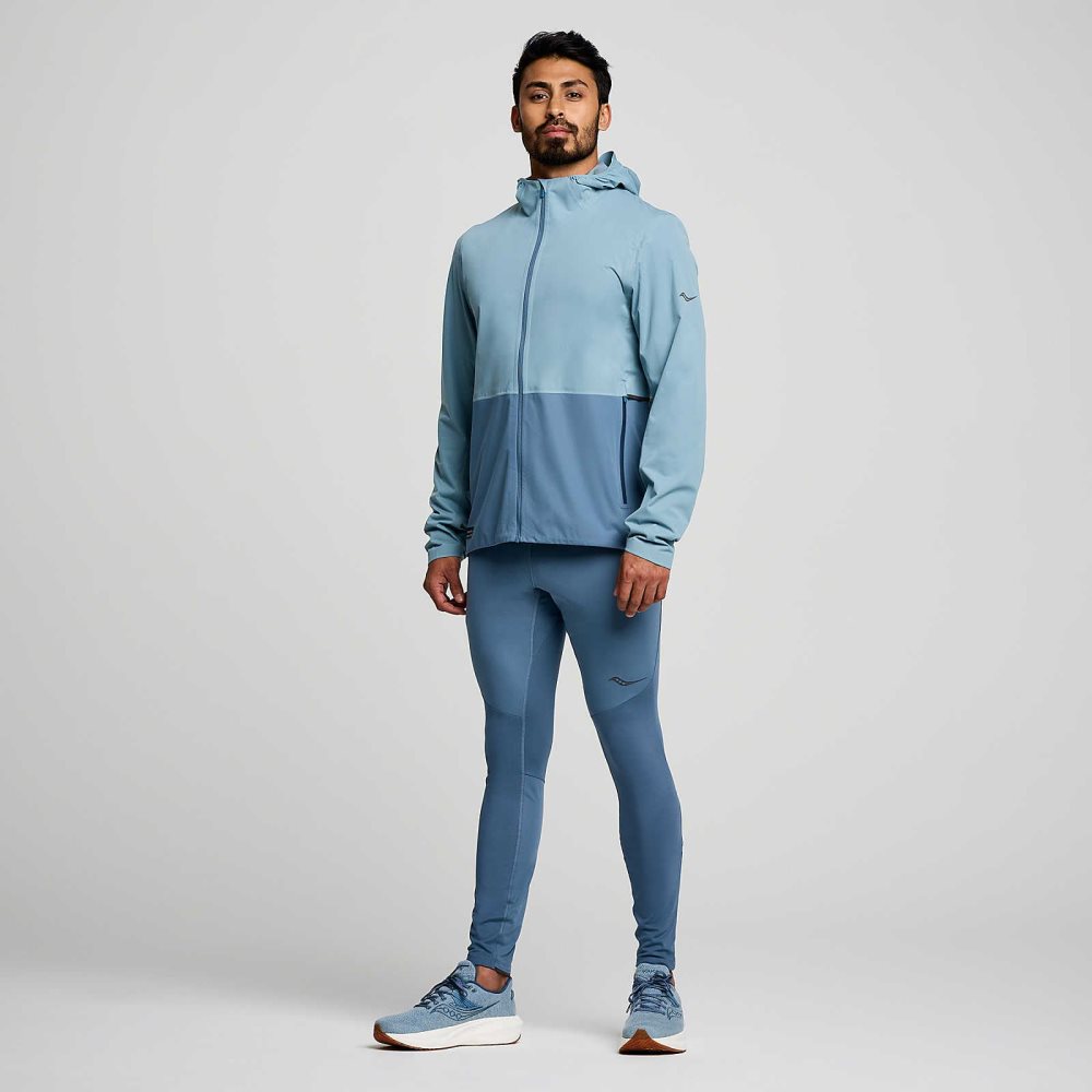 Saucony Hurricane Waterproof Jacket Smog | WOKAR-7096