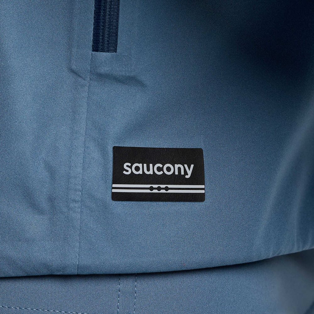 Saucony Hurricane Waterproof Jacket Smog | WOKAR-7096