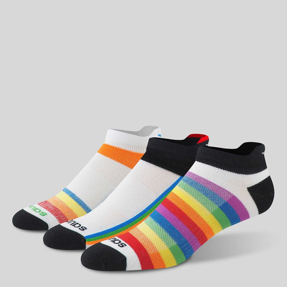 Saucony Inferno Liteweight 3-Pack Socks Multicolor | OFSGT-6412