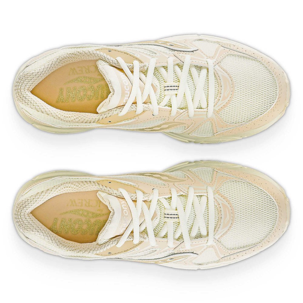 Saucony J. Crew Ride Millennium Light Yellow | ZNLMJ-4150