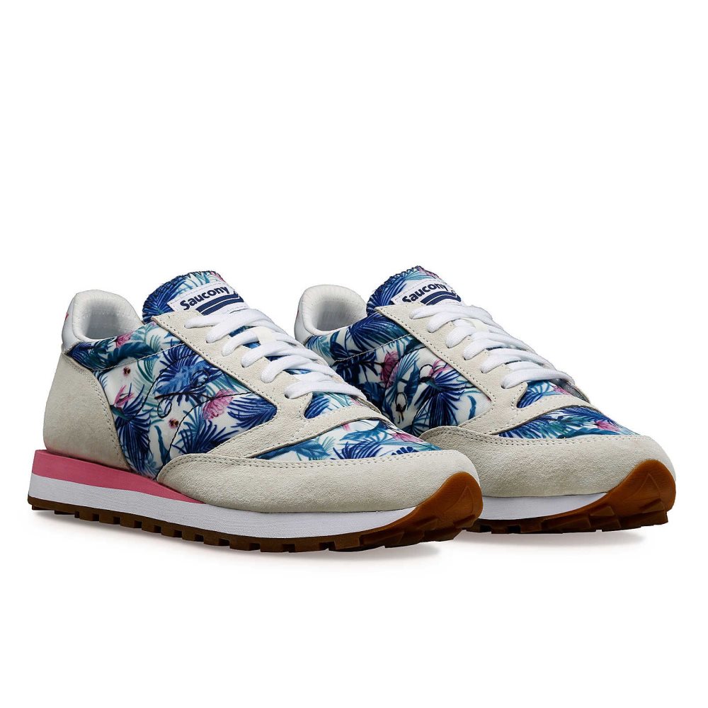 Saucony Jazz 81 Floral White | SIZMF-3279