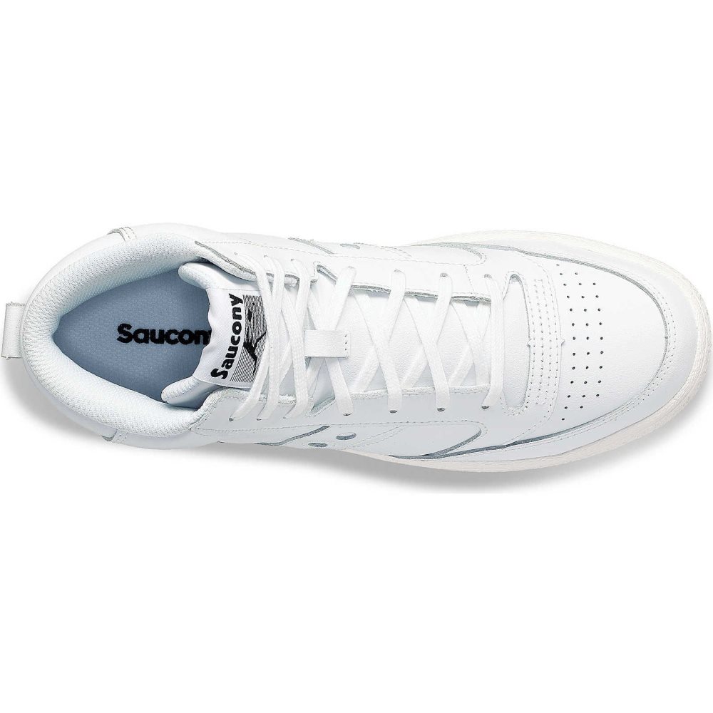 Saucony Jazz Court High White | GUDAY-8902