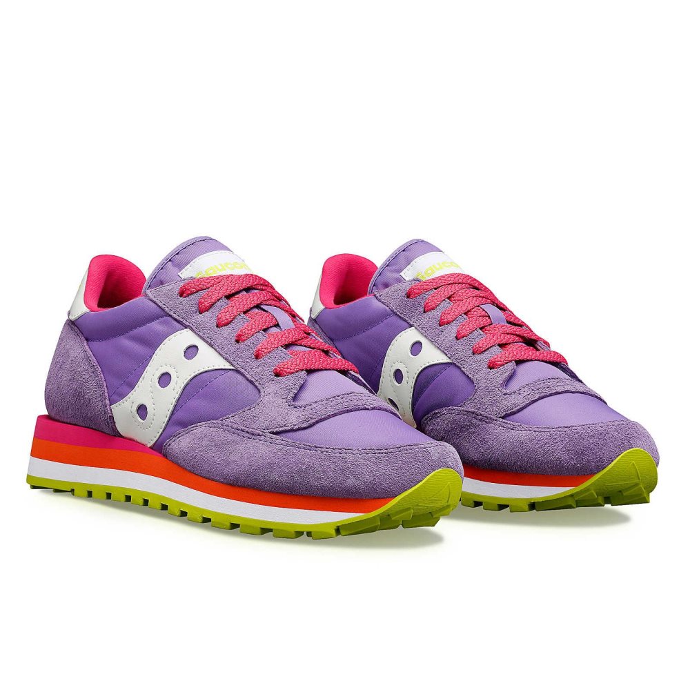 Saucony Jazz Triple Purple White | LUGST-2945