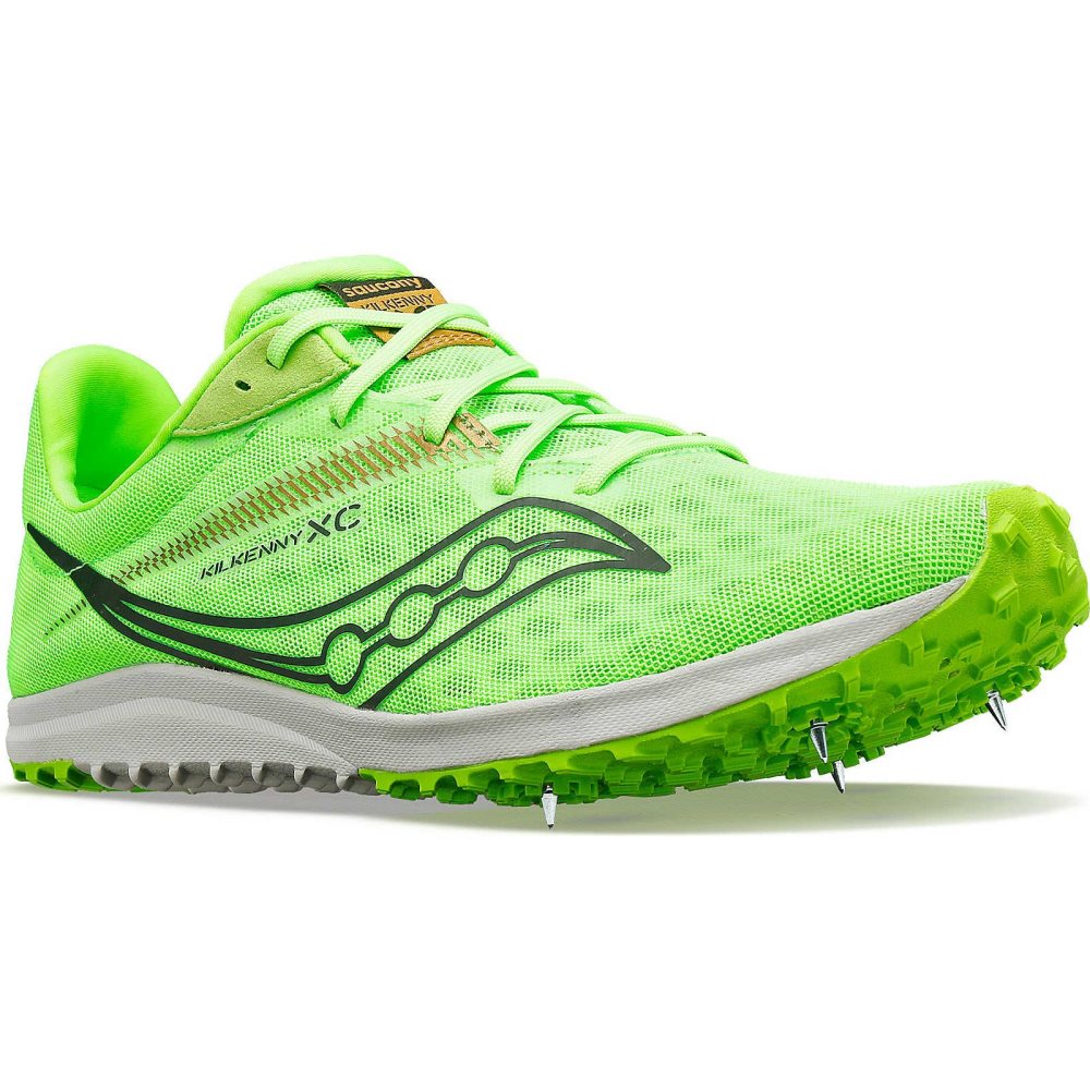 Saucony Kilkenny XC9 Spike Slime | ILDJS-3492