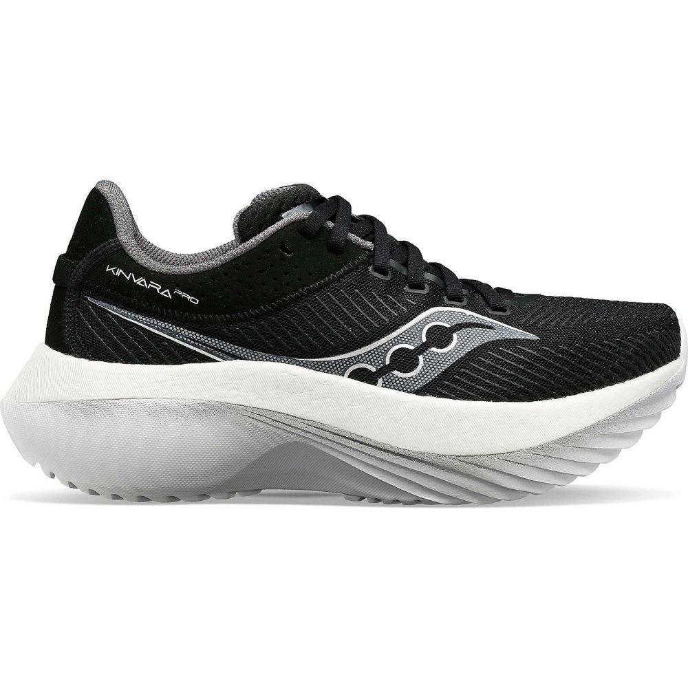 Saucony Kinvara Pro Wide Black White | RELQS-9485