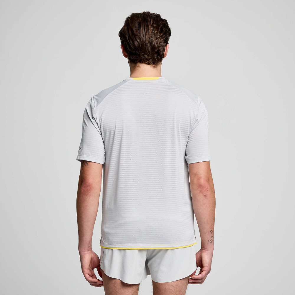 Saucony Kinvara Short Sleeve Cloud | VNMSC-9583