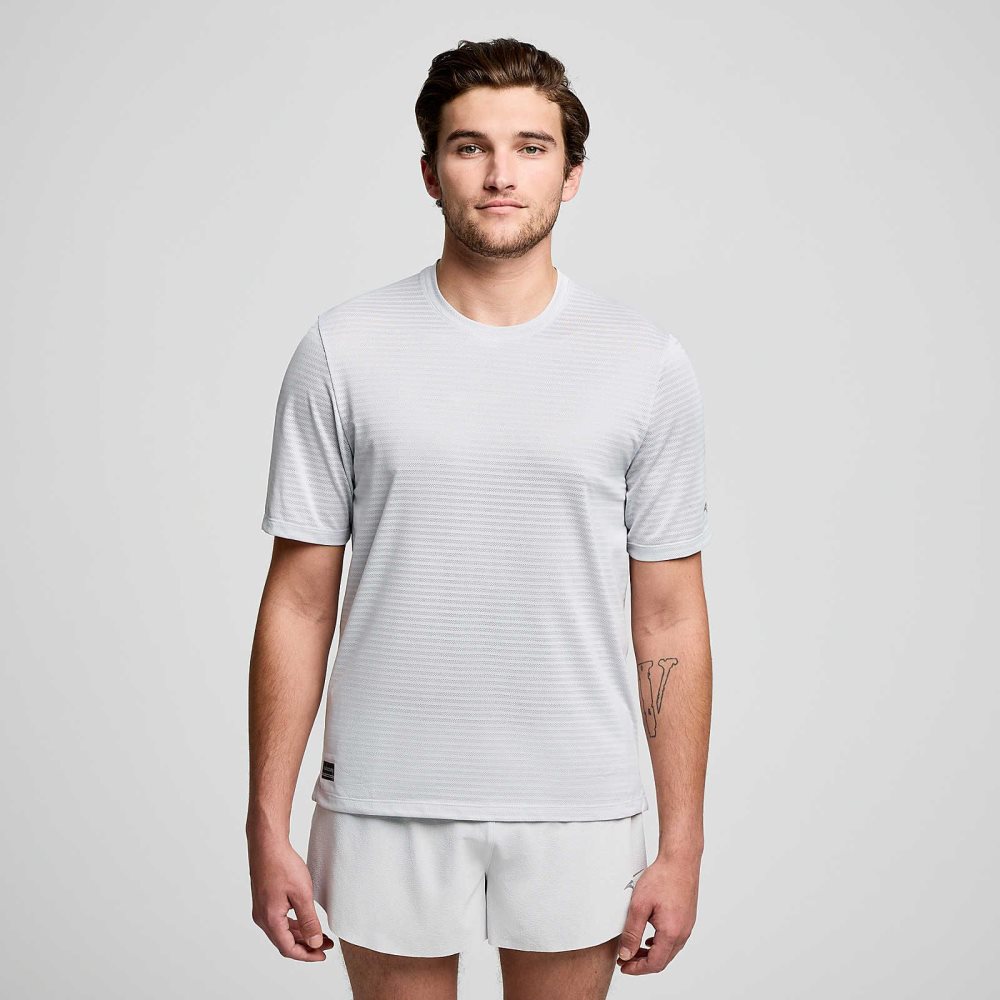 Saucony Kinvara Short Sleeve Cloud | VNMSC-9583