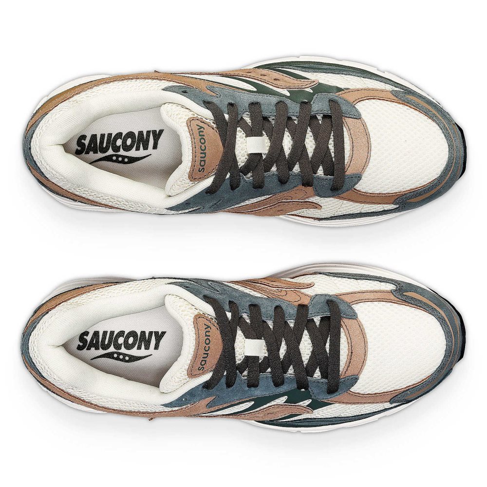 Saucony ProGrid Omni 9 Premium Cream Green | JGCHX-1389