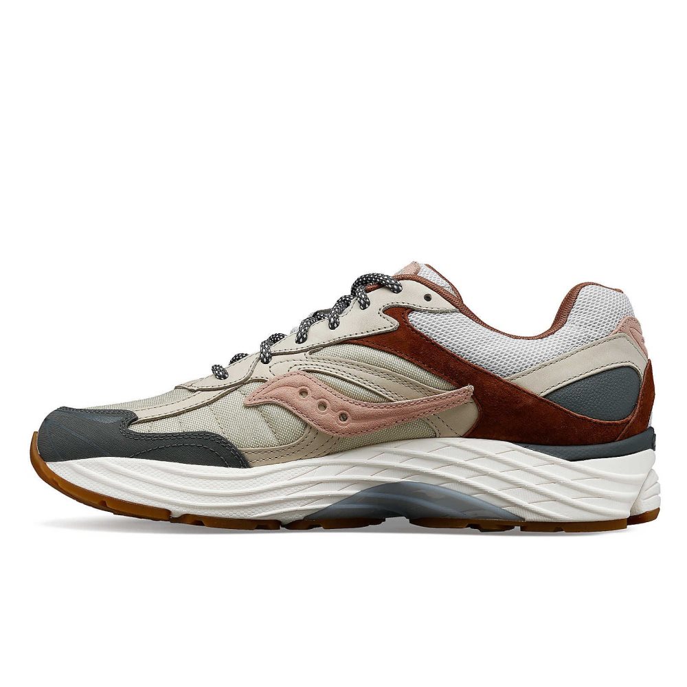 Saucony ProGrid Omni 9 Secure Brown Grey Brown | XUNQV-1853