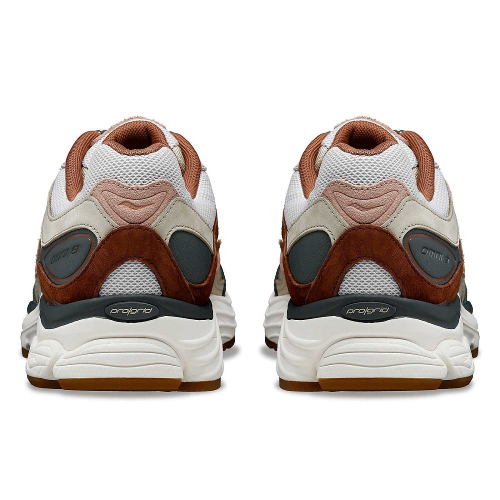 Saucony ProGrid Omni 9 Secure Brown Grey Brown | XUNQV-1853