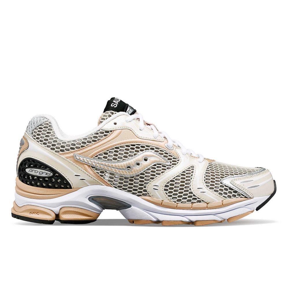 Saucony ProGrid Triumph 4 Cream Brown | WXRDZ-6283