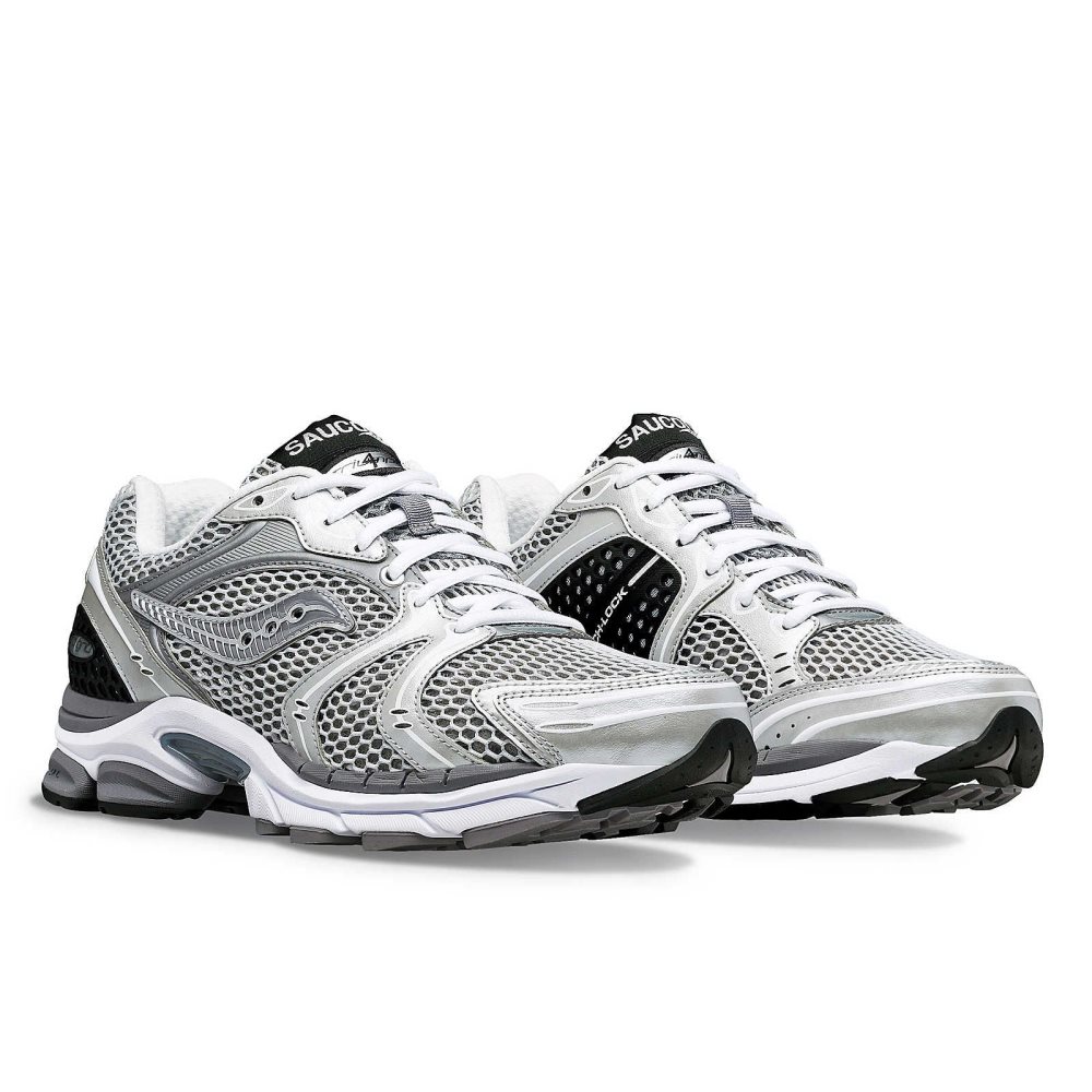 Saucony ProGrid Triumph 4 Grey Silver | ZURLB-0389