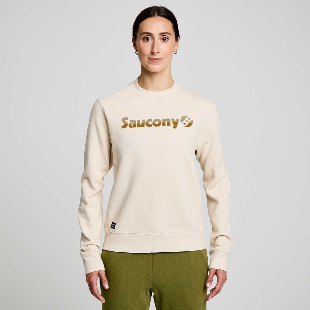 Saucony Recovery Crew Beige | FGLUY-8972