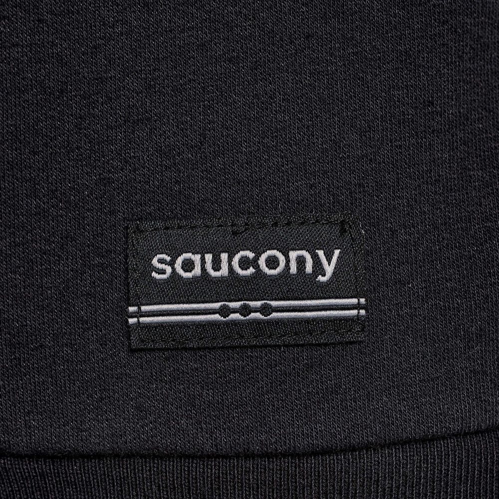 Saucony Recovery Zip Tunic Black | FJOZK-8753