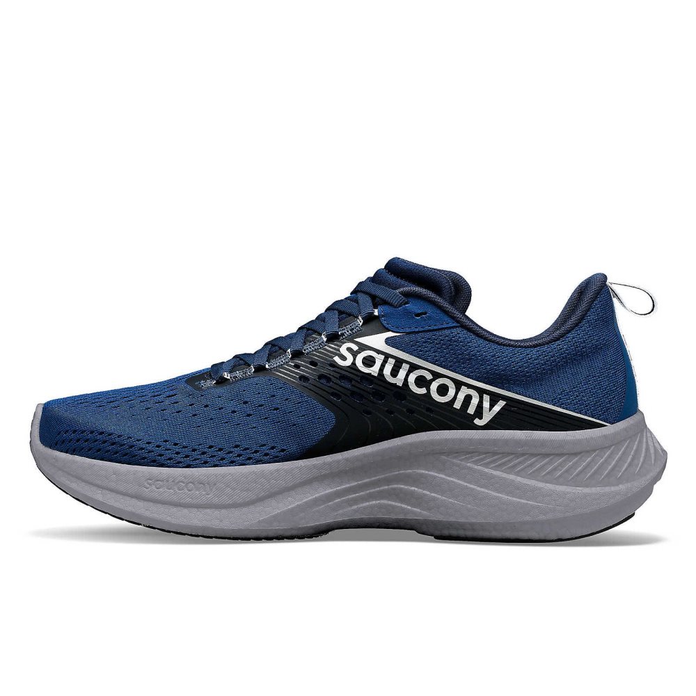 Saucony Ride 17 Wide Silver | HFAMP-4872