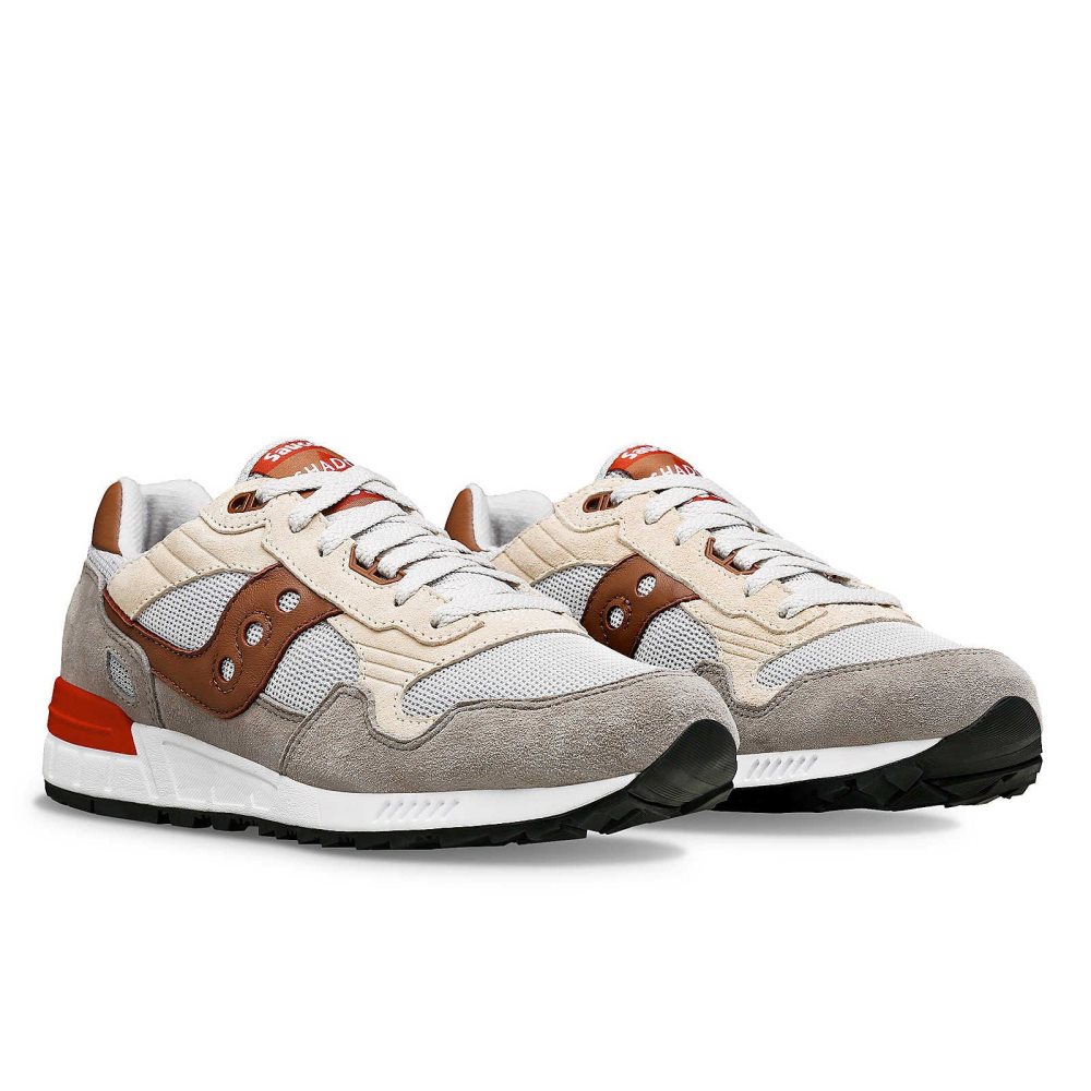 Saucony Shadow 5000 Grey Brown | UQXOE-2895