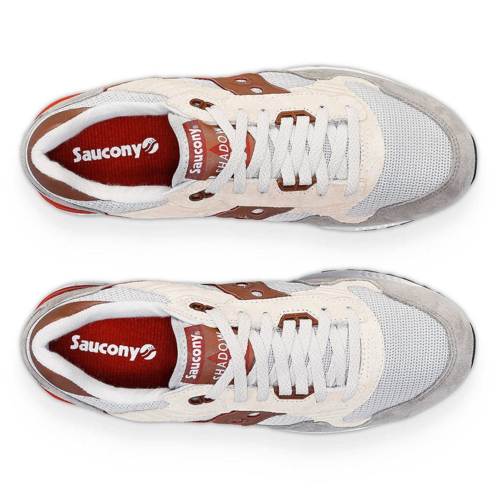 Saucony Shadow 5000 Grey Brown | UQXOE-2895