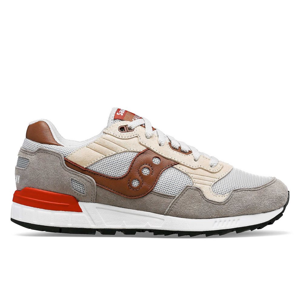 Saucony Shadow 5000 Grey Brown | UQXOE-2895