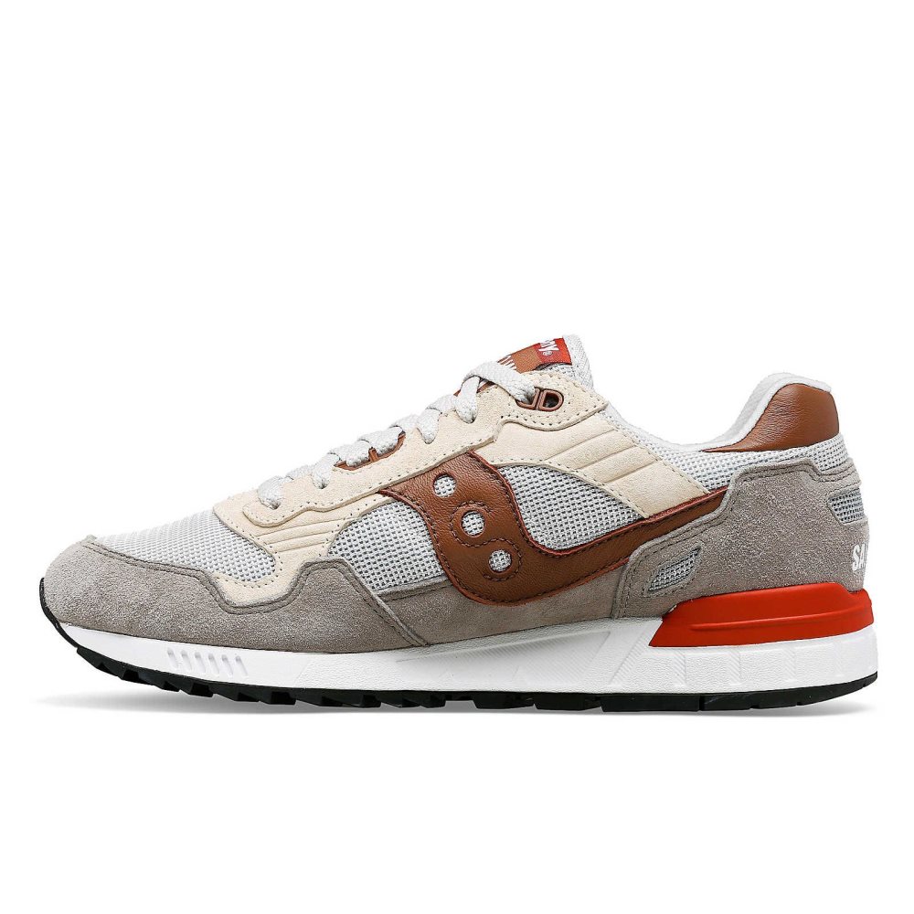 Saucony Shadow 5000 Grey Brown | XYZRF-9124