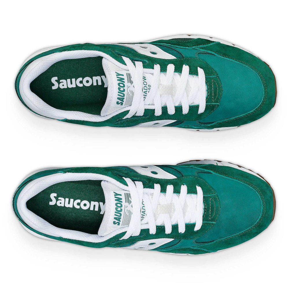 Saucony Shadow 6000 Ivy Prep Green White | HWBSL-0247