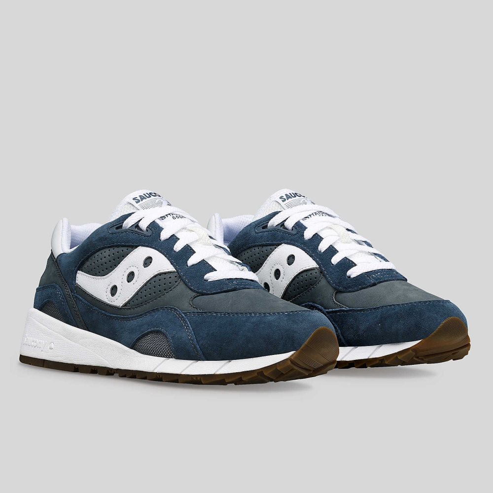 Saucony Shadow 6000 Ivy Prep Navy White | CQDLG-2105