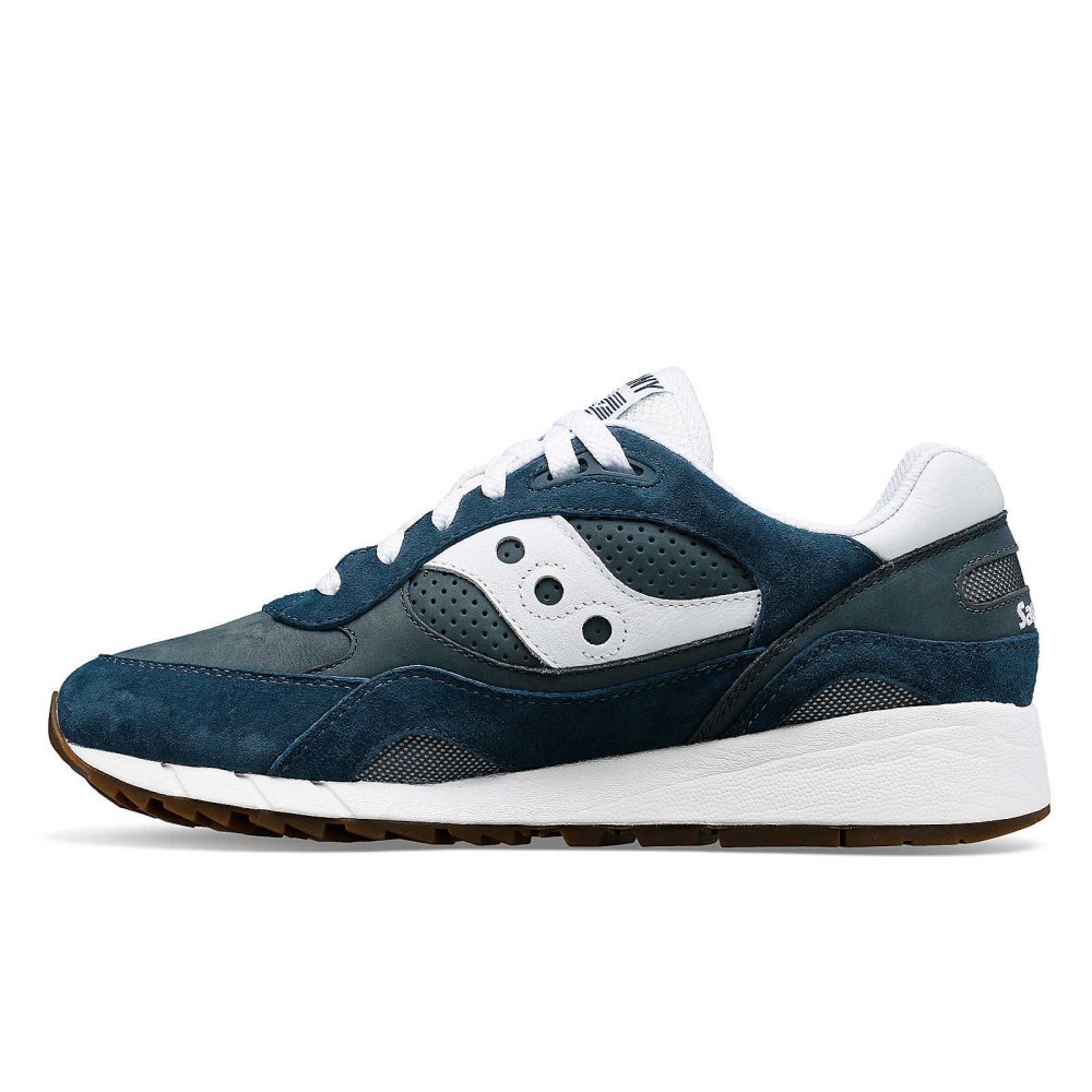 Saucony Shadow 6000 Ivy Prep Navy White | CQDLG-2105