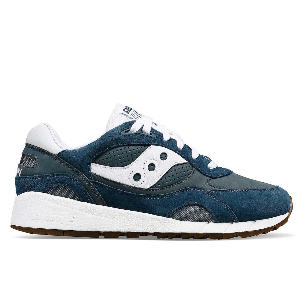 Saucony Shadow 6000 Ivy Prep Navy White | CQDLG-2105