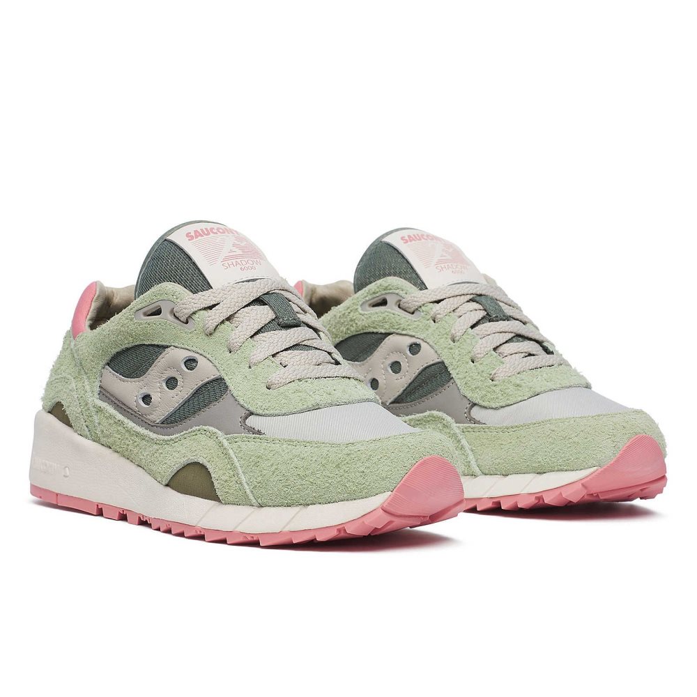 Saucony Shadow 6000 Lux Green White | LVTRZ-4596