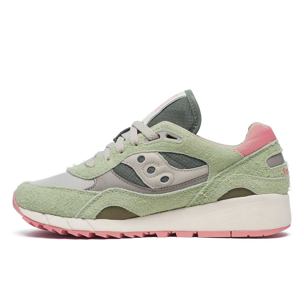 Saucony Shadow 6000 Lux Green White | LVTRZ-4596