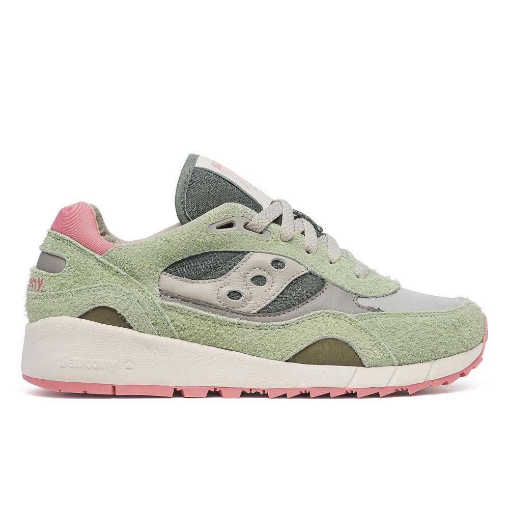 Saucony Shadow 6000 Lux Green White | LVTRZ-4596