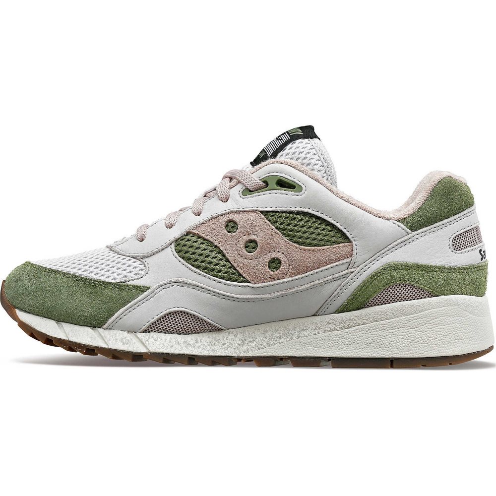 Saucony Shadow 6000 Unplugged Grey Green | QPYZJ-4536