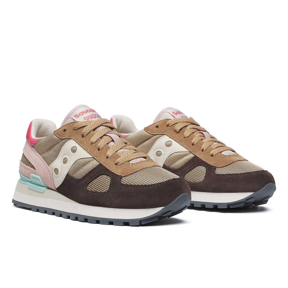 Saucony Shadow Original Brown Cream | JEFPD-6170