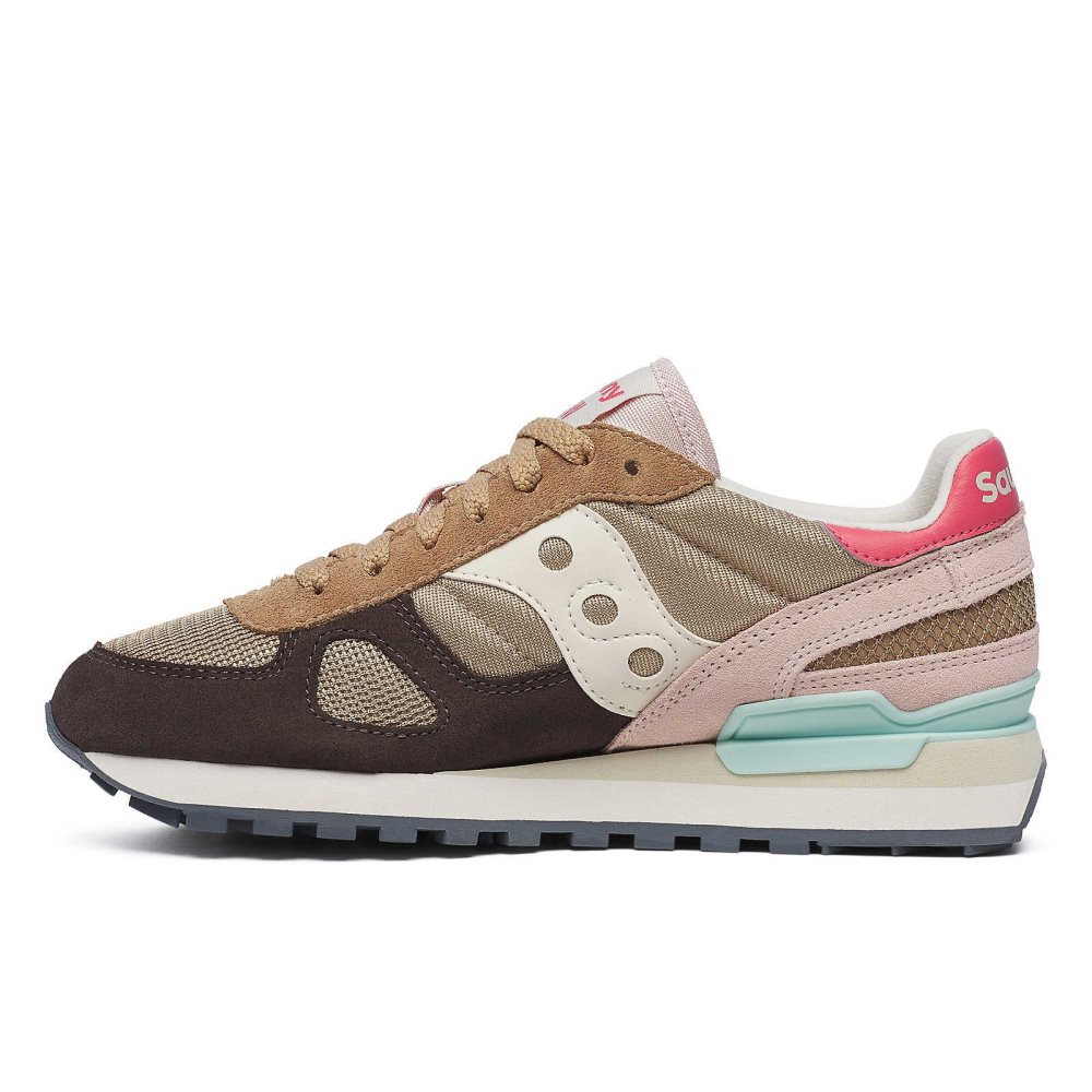 Saucony Shadow Original Brown Cream | JEFPD-6170