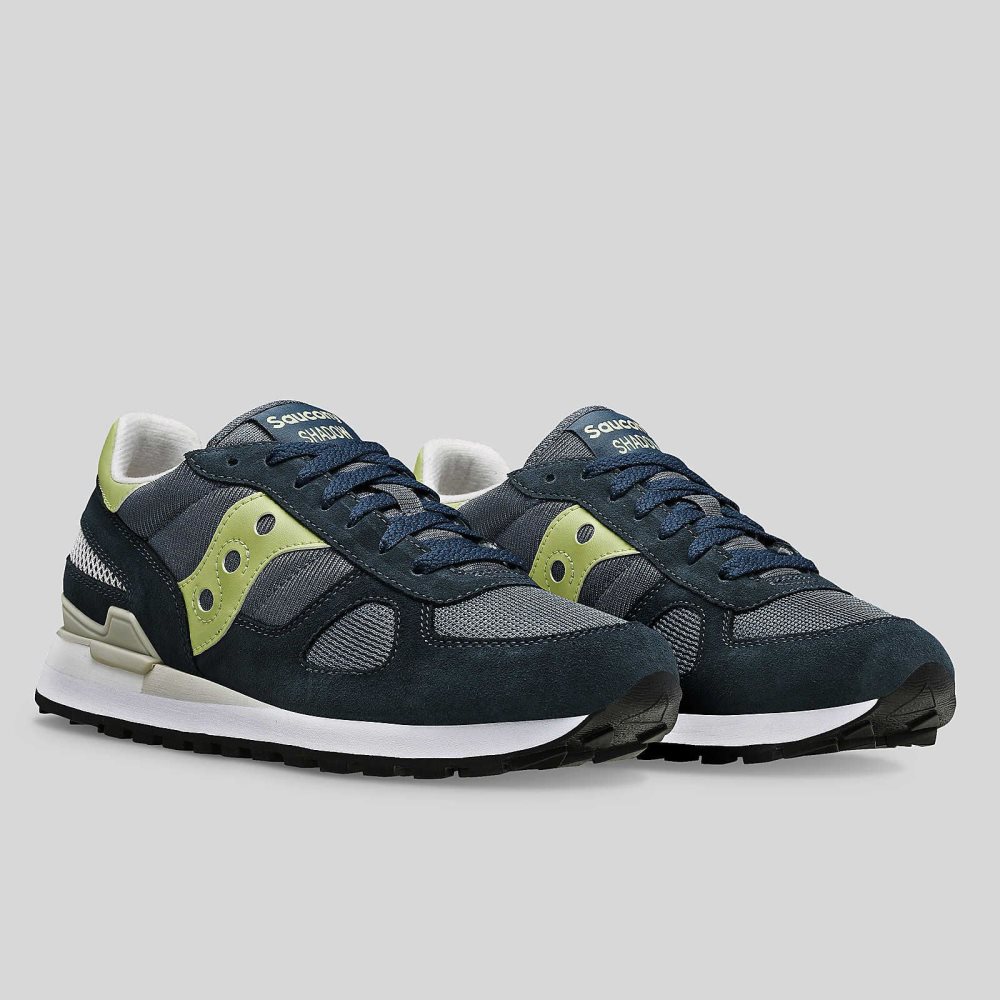 Saucony Shadow Original Navy Light Green | UKSOZ-1264