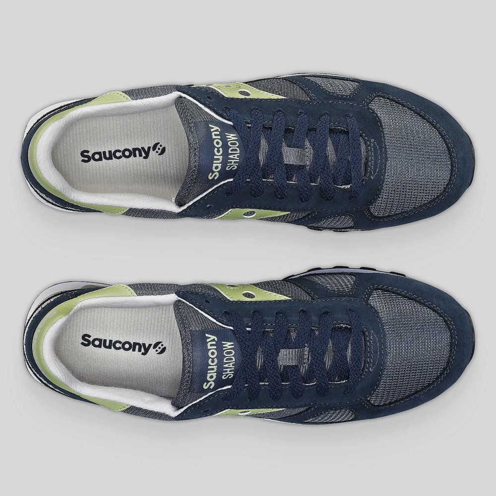 Saucony Shadow Original Navy Light Green | UKSOZ-1264