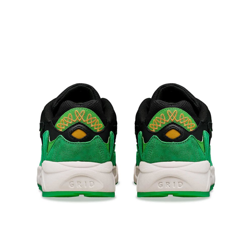 Saucony Shamrock Grid Shadow 2 Black Green | XJVMO-2583