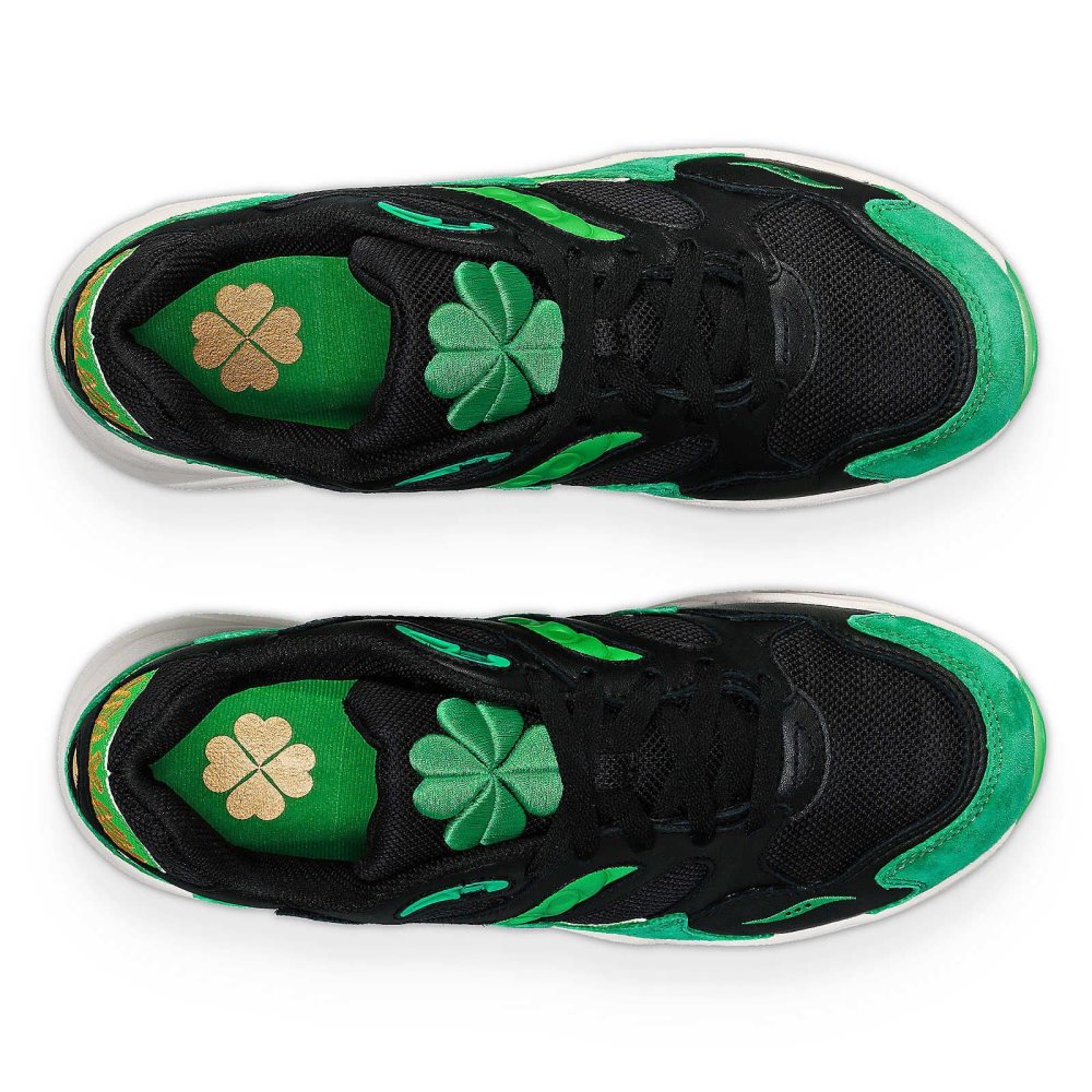 Saucony Shamrock Grid Shadow 2 Black Green | XJVMO-2583