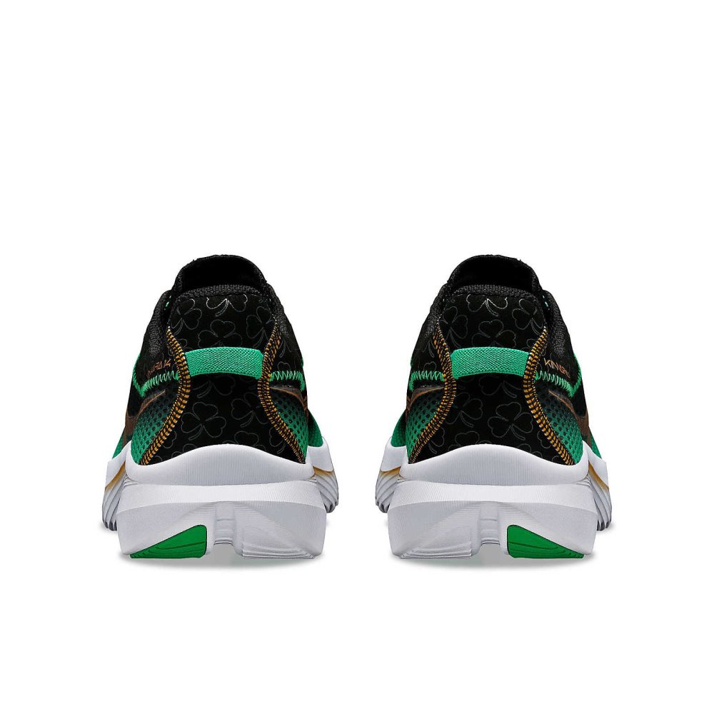 Saucony Shamrock Kinvara 14 Black Green | UWFJN-3092