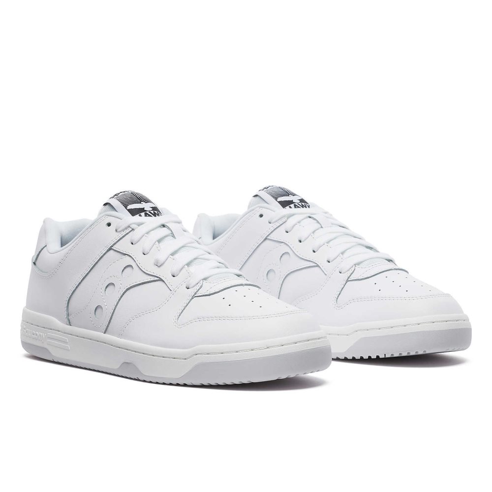 Saucony Spot-Bilt Hawk White | WEQAT-2173