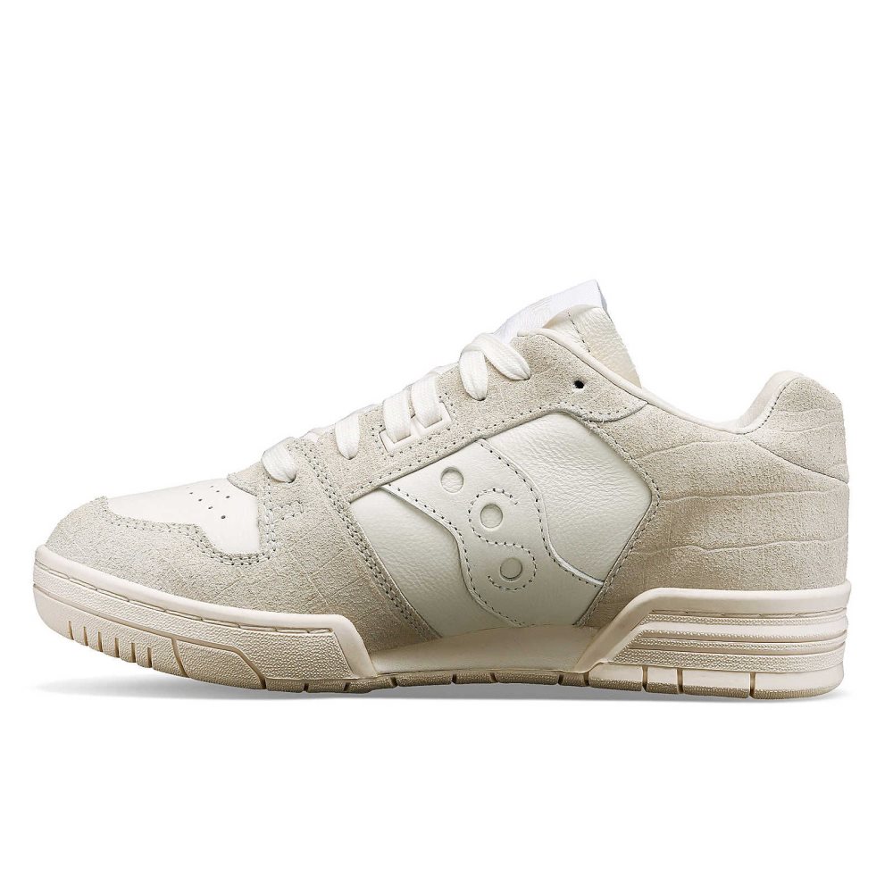 Saucony Spot-Bilt Sonic Low Lux White | YRXUW-5468