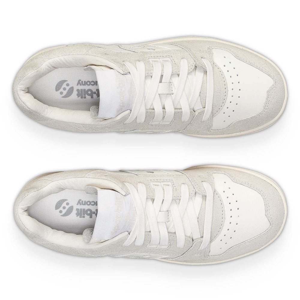 Saucony Spot-Bilt Sonic Low Lux White | YRXUW-5468