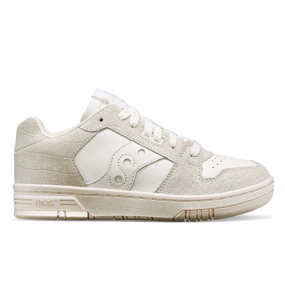 Saucony Spot-Bilt Sonic Low Lux White | YRXUW-5468