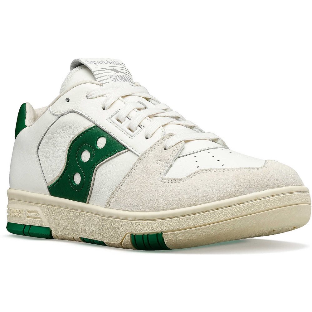 Saucony Spot-Bilt Sonic Low Premium Beige Green | OVHCM-5206