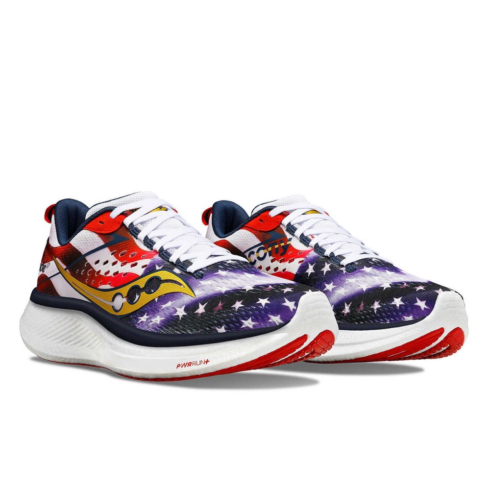 Saucony Stars & Stripes Ride 17 Stars Stripes | FSARO-4195